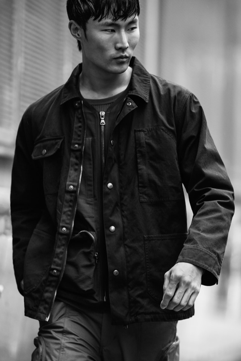HAVEN Spring Summer 2020 collection Lookbook menswear streetwear retailers canada military mil spec komatsu cordura water proof parkas jackets shirts t shirts pants bdu trousers