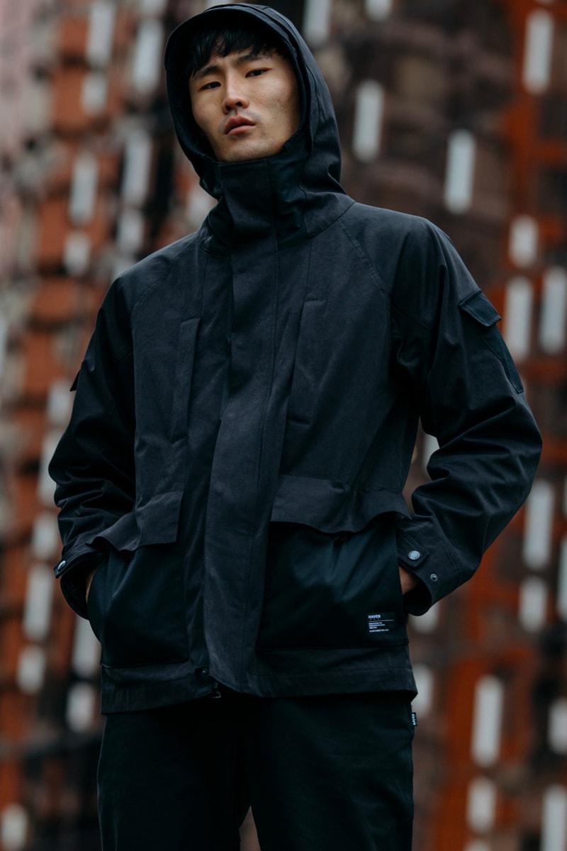 HAVEN Spring Summer 2020 collection Lookbook menswear streetwear retailers canada military mil spec komatsu cordura water proof parkas jackets shirts t shirts pants bdu trousers