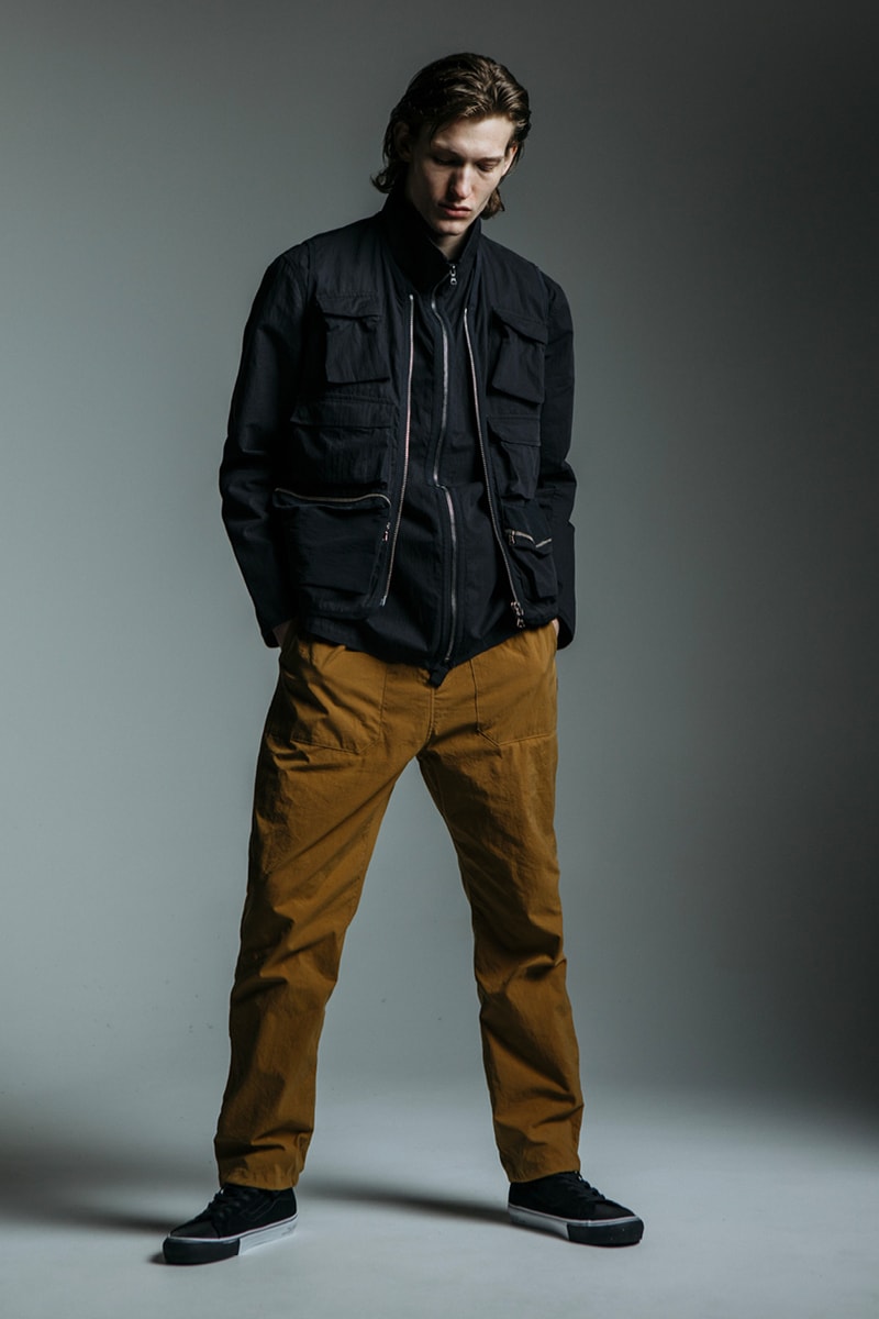 HAVEN Spring Summer 2020 collection Lookbook menswear streetwear retailers canada military mil spec komatsu cordura water proof parkas jackets shirts t shirts pants bdu trousers