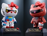 Hello Kitty and Gundam Reveal Two New Crossover Mecha Figures