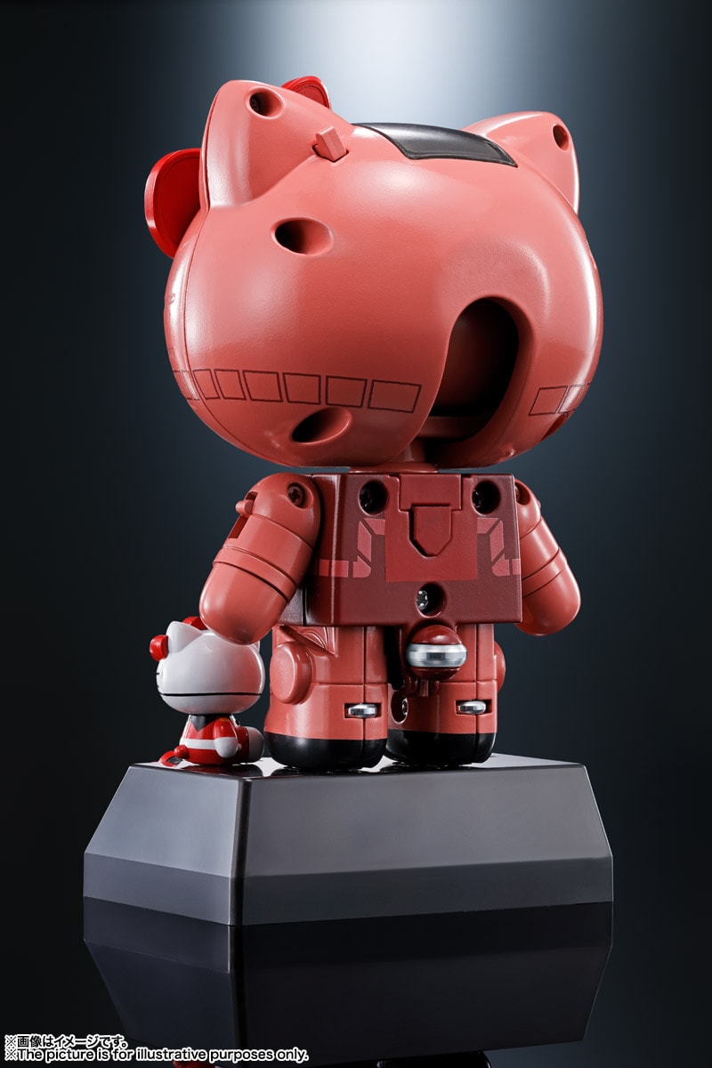 Hello Kitty Mobile Suit Gundam Crossover Mecha Figures Collectables Peaceful Figures Of Friendship