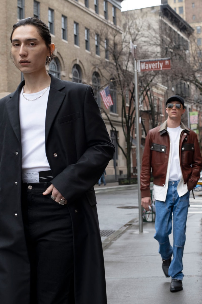 helmut lang autumn winter 2020 fall 20 fw20 collection lookbook shot by sunil gupta photographer creative director jeans thomas cawson 