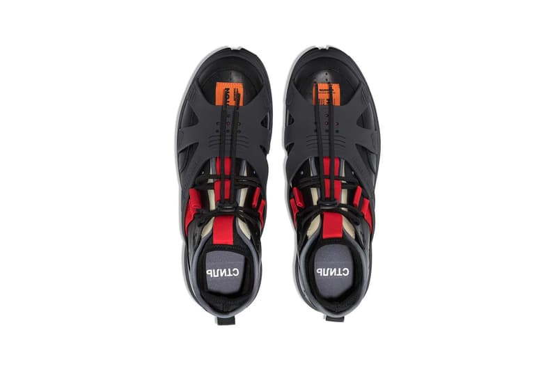 Heron Preston Black Protection Low Top Leather Sneakers release