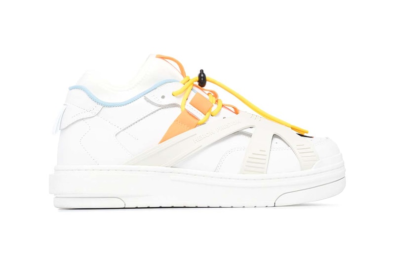 Heron Preston Black Protection Low Top Leather Sneakers release 