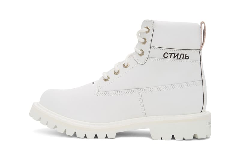 heron preston black recycled lh worker boots white reflective worker boots 