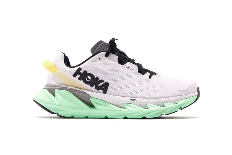 hoka one one elevon 2 nimbus cloud green ash black dark shadow release date info photos price