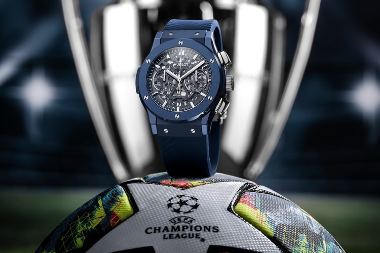 Hublot Celebrates the UEFA Champions League With New AeroFusion Chronograph
