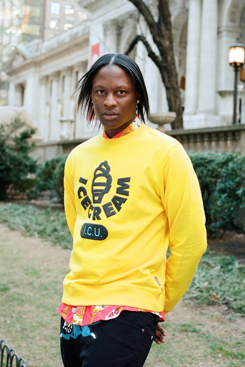 ICECREAM Spring 2020 Lookbook People Humans of New York Hoodies T-Shirts Sweaters Yellow