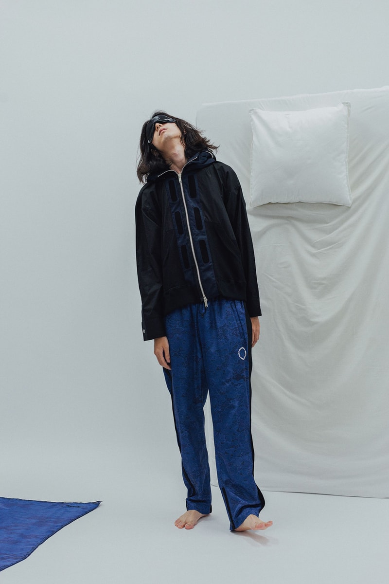 Indice Studio Spring/Summer 2020 "Somnambulist" Collection Trench Coats Pajama Shirts Pants T-shirts Jackets Sleeping Masks Cloud Pattern