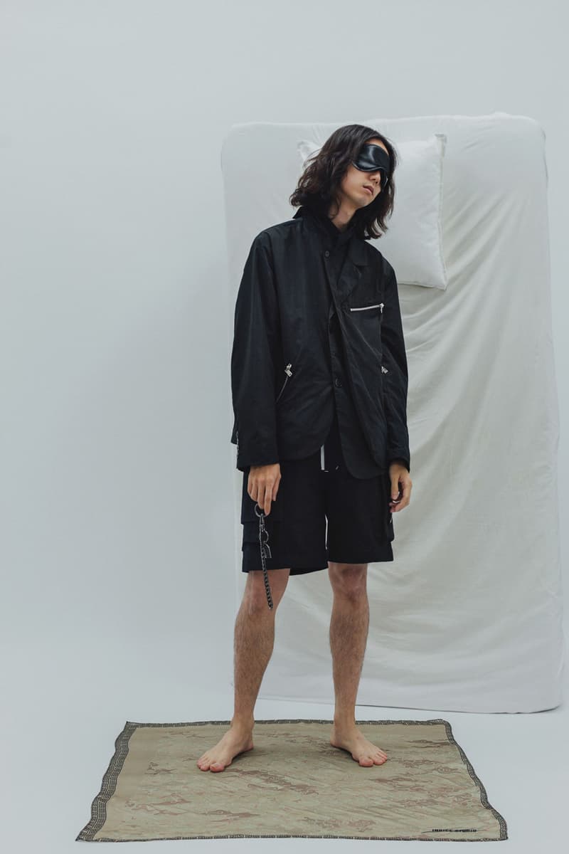 Indice Studio Spring/Summer 2020 "Somnambulist" Collection Trench Coats Pajama Shirts Pants T-shirts Jackets Sleeping Masks Cloud Pattern