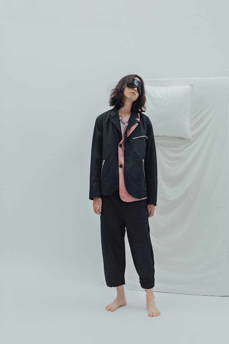 Indice Studio Spring/Summer 2020 "Somnambulist" Collection Trench Coats Pajama Shirts Pants T-shirts Jackets Sleeping Masks Cloud Pattern