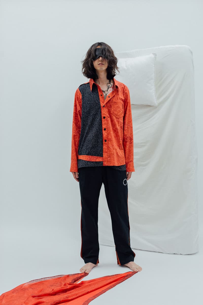 Indice Studio Spring/Summer 2020 "Somnambulist" Collection Trench Coats Pajama Shirts Pants T-shirts Jackets Sleeping Masks Cloud Pattern