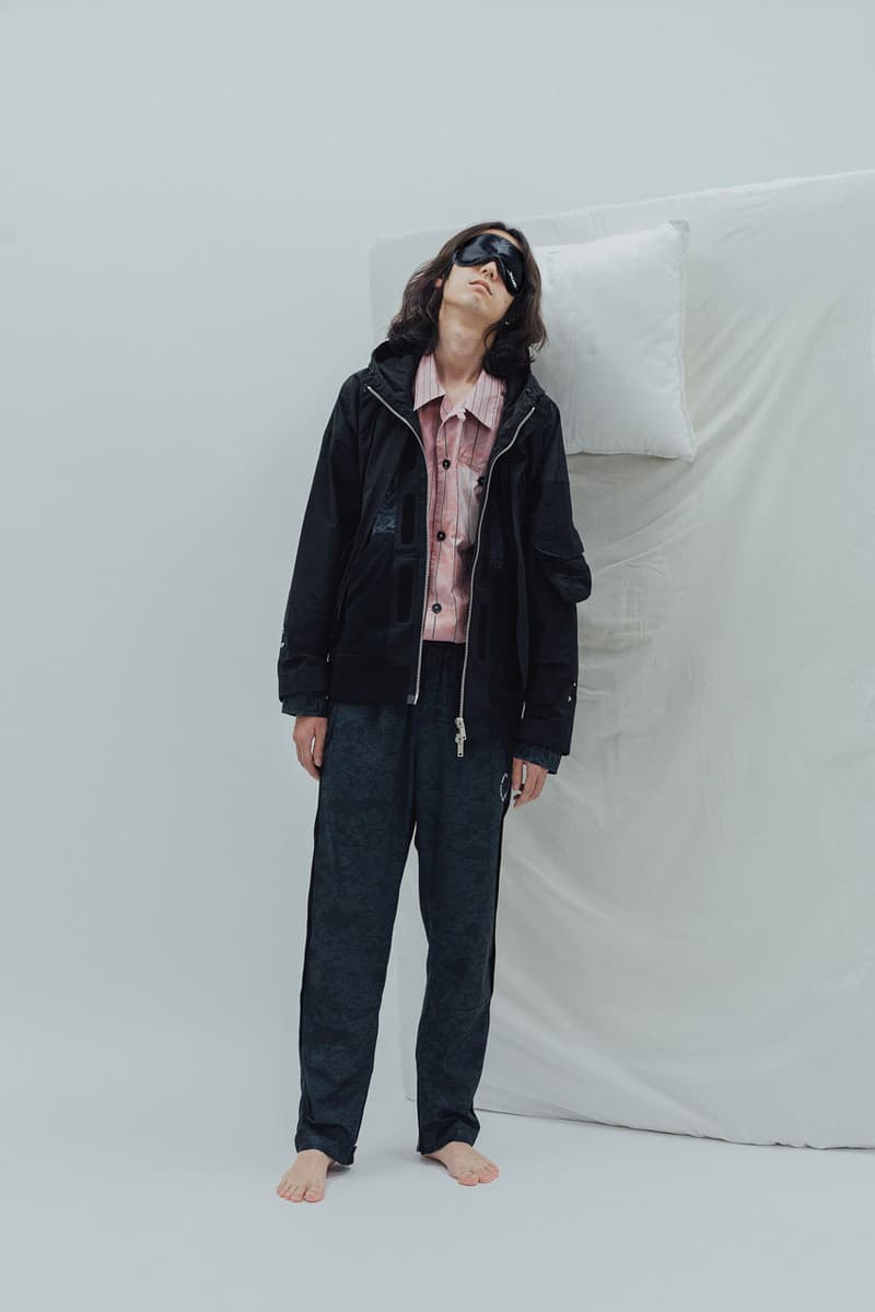 Indice Studio Spring/Summer 2020 "Somnambulist" Collection Trench Coats Pajama Shirts Pants T-shirts Jackets Sleeping Masks Cloud Pattern