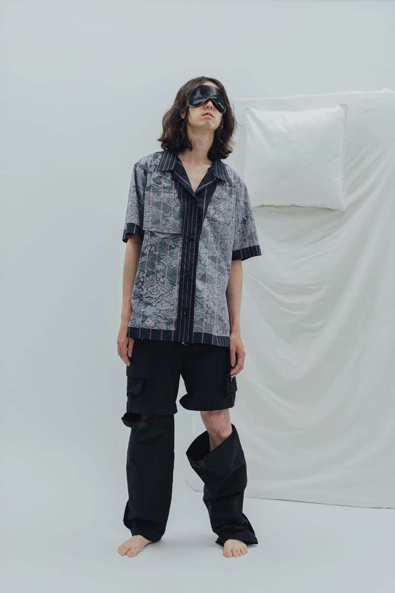 Indice Studio Spring/Summer 2020 "Somnambulist" Collection Trench Coats Pajama Shirts Pants T-shirts Jackets Sleeping Masks Cloud Pattern