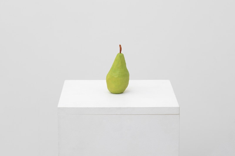 Jean and Nicolas Jullien Galerie Slika Exhibit "Les Sources" Paintings Wood Sculptures Waves Shells Dog Pear Bottle Can Waves Landscape Ocean 