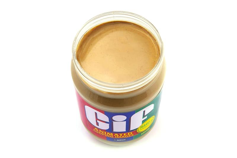 Jif & GIPHY Collaborate To Settle GIF/Jif Pronunciation Debate peanut butter jar buy now amazon j.m. smucker ebay resell