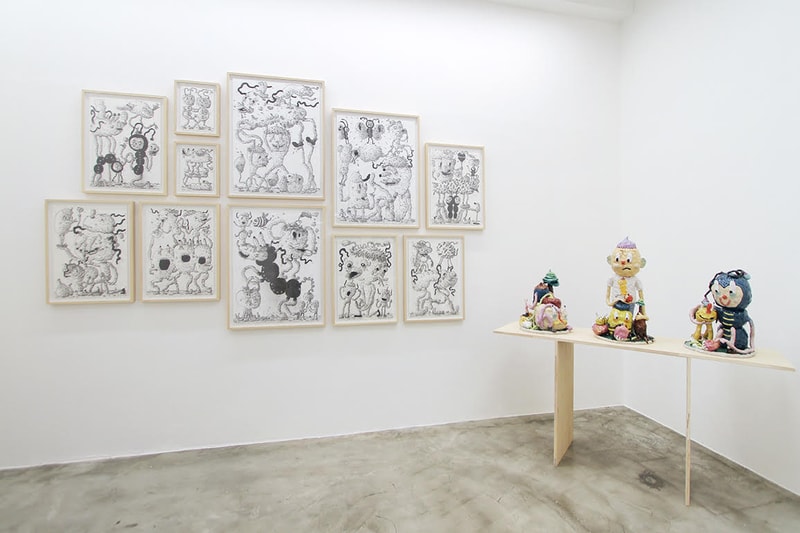 joakim ojanen a day in the woods aishonanzuka exhibition artworks paintings sculptures 