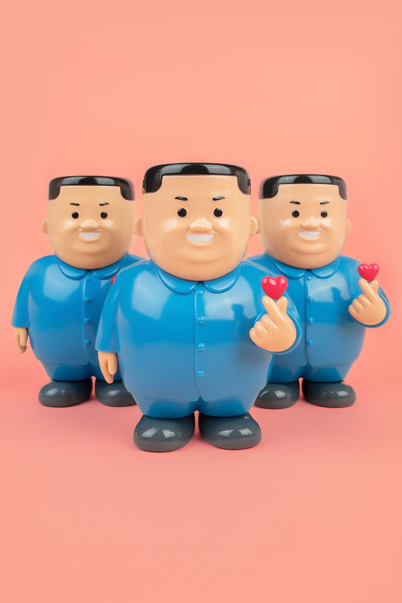 joan cornella kim jong un k love vinyl sculpture allrightsreserved valentines day release collectibles north korea