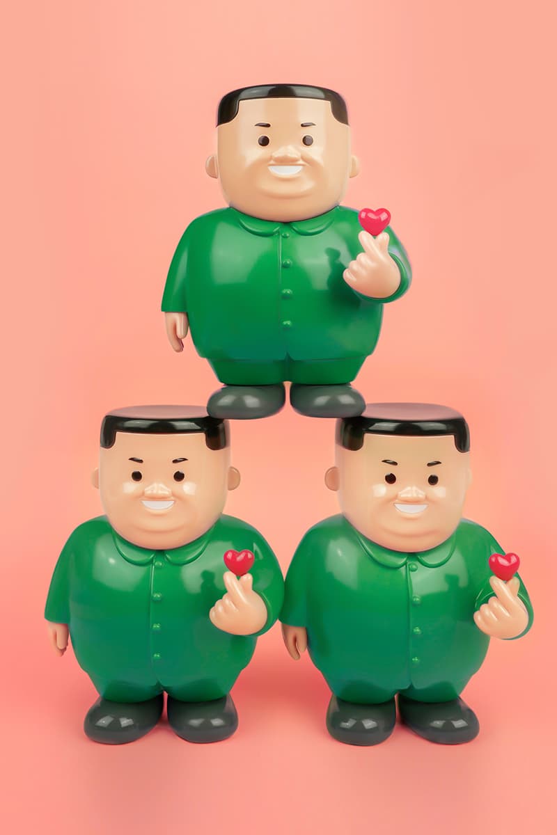 joan cornella kim jong un k love vinyl sculpture allrightsreserved valentines day release collectibles north korea