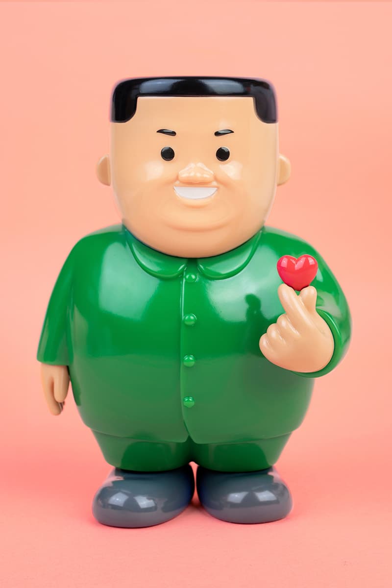 joan cornella kim jong un k love vinyl sculpture allrightsreserved valentines day release collectibles north korea