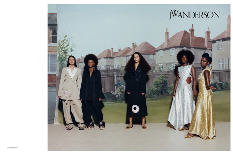 JW Anderson Spring/Summer 2020 Campaign Collection Giant Tricycles Dresses Knitwear Tailored Suits 