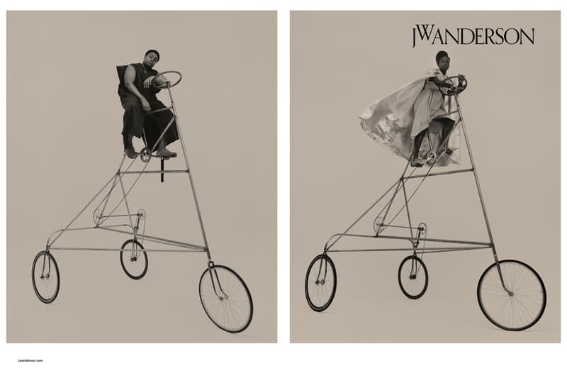 JW Anderson Spring/Summer 2020 Campaign Collection Giant Tricycles Dresses Knitwear Tailored Suits