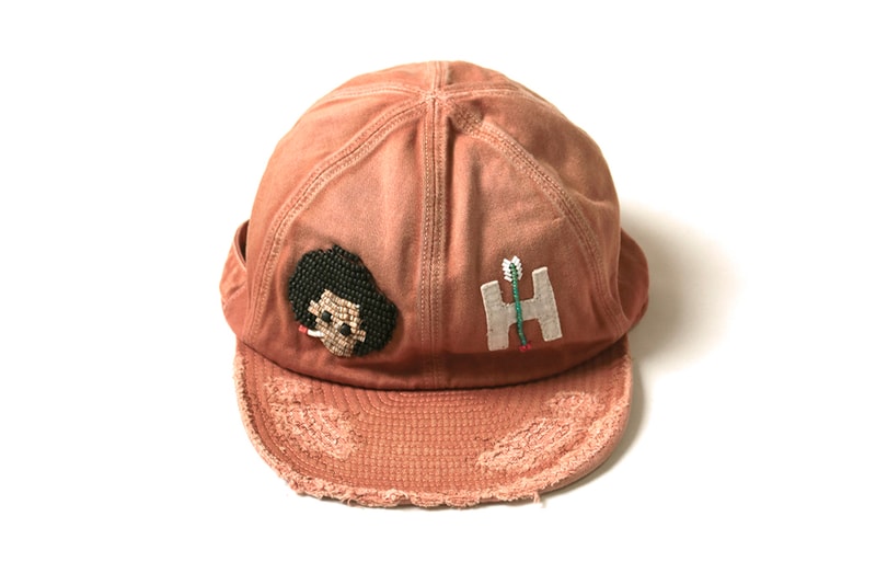 KAPITAL Handcrafted Katsuragi KOLA Caps spring summer 2020 collection kiro hirata designer japanese bead embroidery stitching menswear streetwear pop colors distress kountry