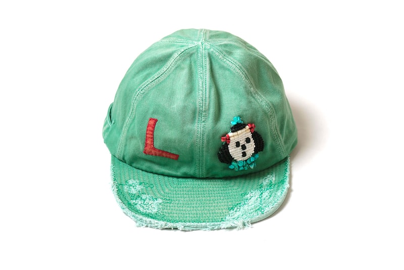 KAPITAL Handcrafted Katsuragi KOLA Caps spring summer 2020 collection kiro hirata designer japanese bead embroidery stitching menswear streetwear pop colors distress kountry