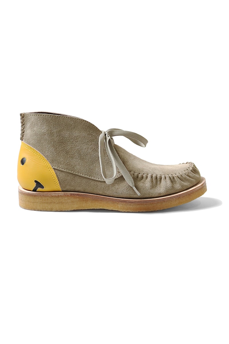 KAPITAL Suede Smiley Desert Boots footwear menswear shoes streetwear style Japanese designer spring summer 2020 collection capsule sneakers trainers moccasins suede leather