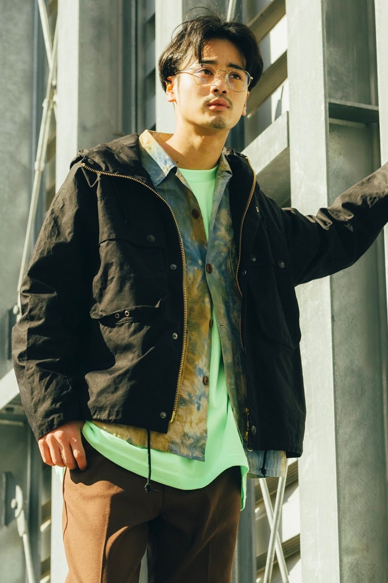 KAPTAIN SUNSHINE Barbour Classic Satorial Bespoke Parkas spring summer 2020 capsule collection journal standard barcrews japan japanese paraffin fabric waxed water resistant