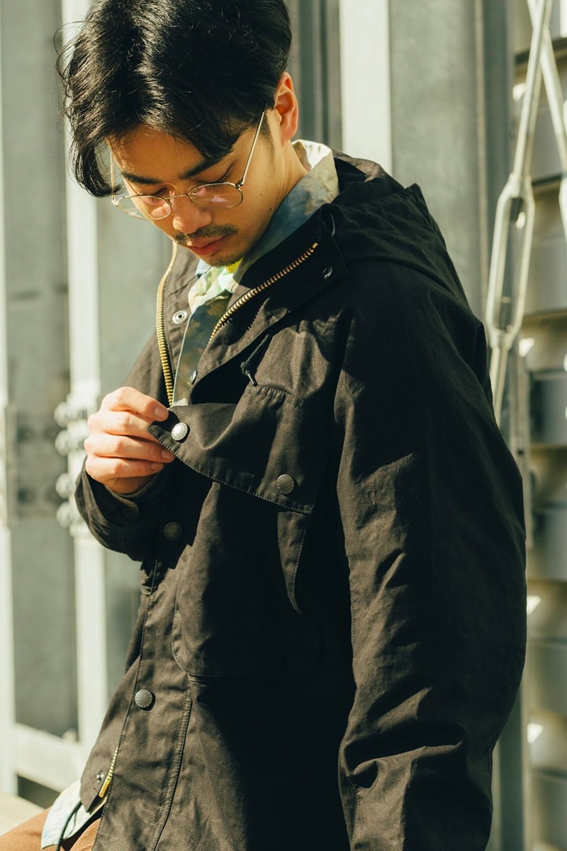 KAPTAIN SUNSHINE Barbour Classic Satorial Bespoke Parkas spring summer 2020 capsule collection journal standard barcrews japan japanese paraffin fabric waxed water resistant