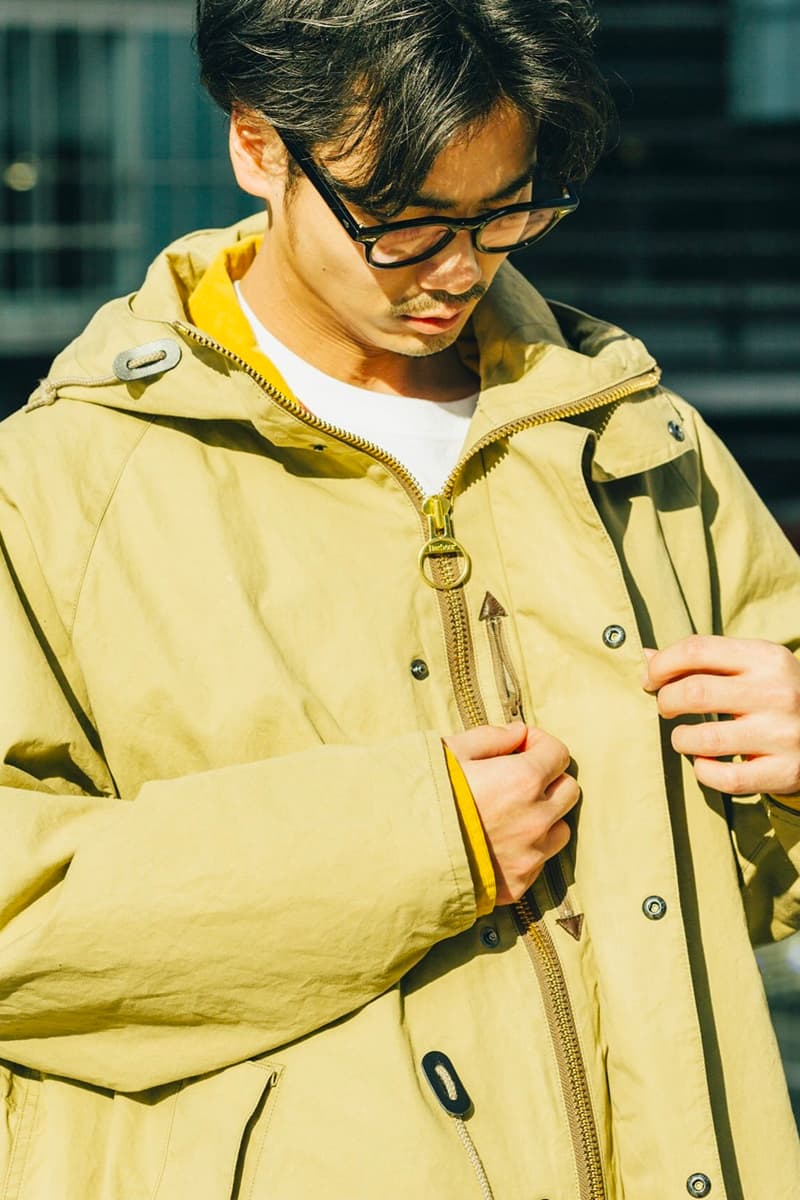 KAPTAIN SUNSHINE Barbour Classic Satorial Bespoke Parkas spring summer 2020 capsule collection journal standard barcrews japan japanese paraffin fabric waxed water resistant