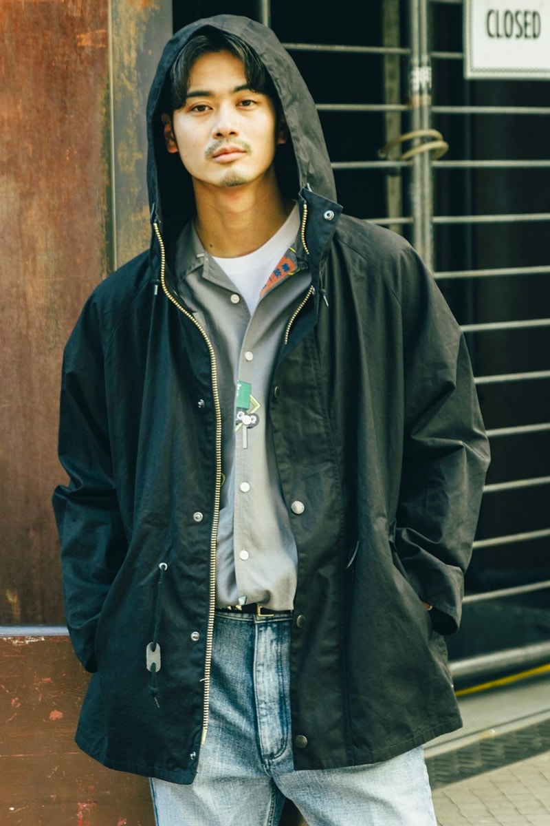 KAPTAIN SUNSHINE Barbour Classic Satorial Bespoke Parkas spring summer 2020 capsule collection journal standard barcrews japan japanese paraffin fabric waxed water resistant