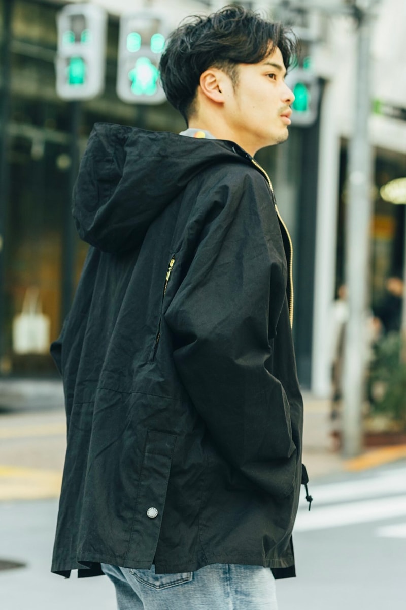KAPTAIN SUNSHINE Barbour Classic Satorial Bespoke Parkas spring summer 2020 capsule collection journal standard barcrews japan japanese paraffin fabric waxed water resistant