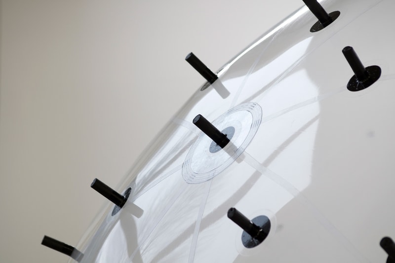 Karina Smigla-Bobinski 'ADA' Odunpazari Modern Museum Installation Helium Sphere Charcoal Spikes Kinetic Ada Lovelace 