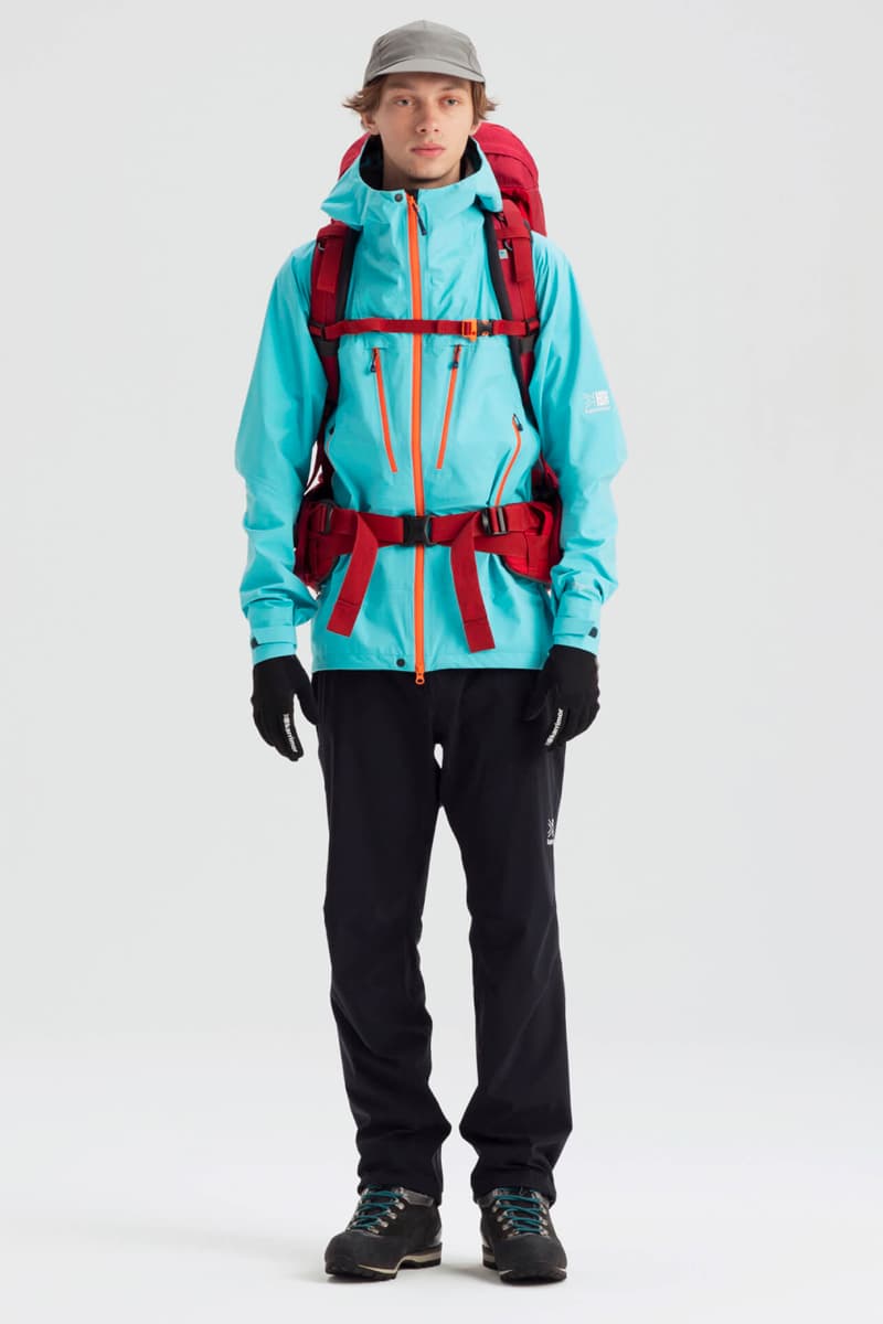 Karrimor Japan Spring Summer 2020 Lookbook collection outdoor lifestyle menswear streetwear coats jackets gore tex waterproof trekking hiking seasonal backpacks bags hats