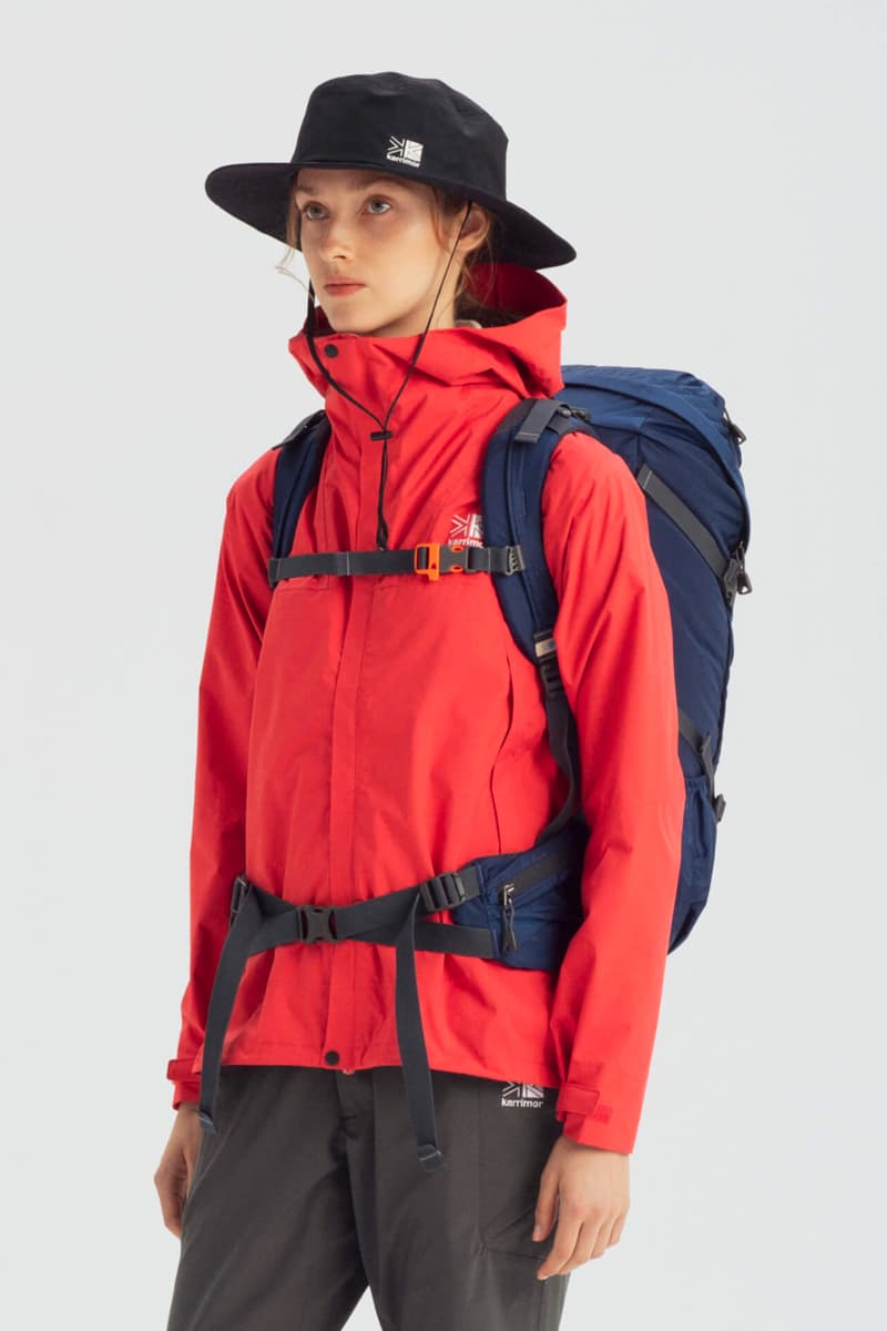 Karrimor Japan Spring Summer 2020 Lookbook collection outdoor lifestyle menswear streetwear coats jackets gore tex waterproof trekking hiking seasonal backpacks bags hats
