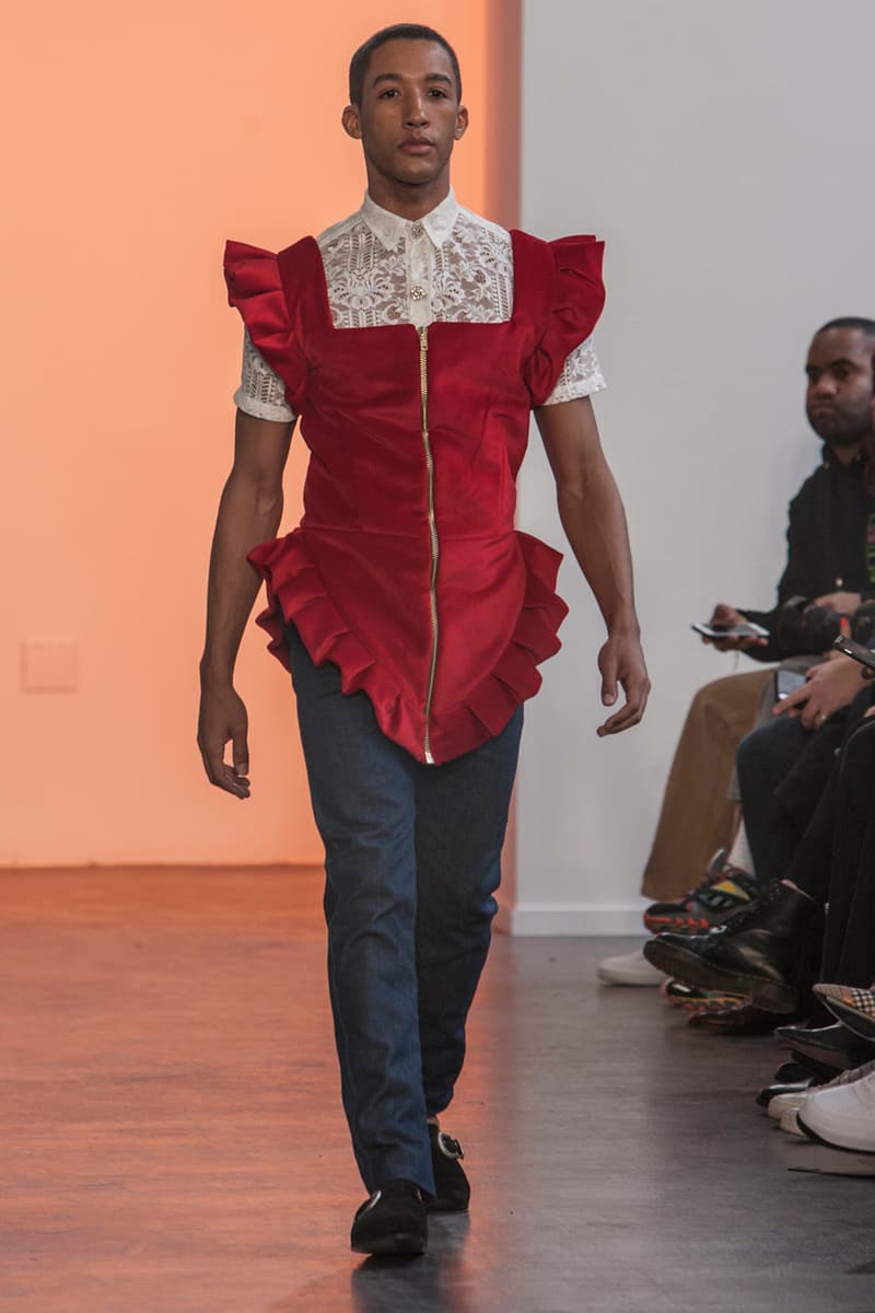 kenneth nicholson fall winter 2020 runway show new york fashion week nyfw grandmas couch hinton group