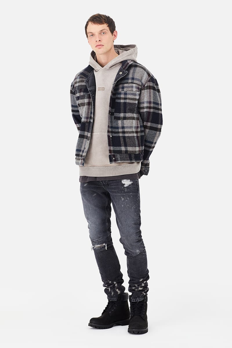 kith plaid hoodie