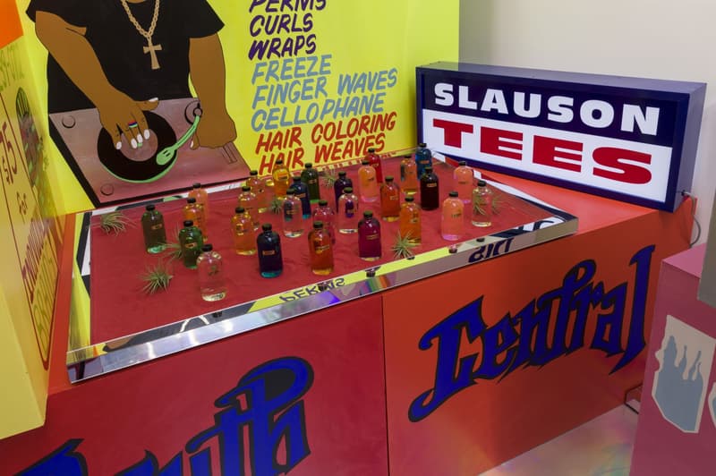 lauren halsey exhibition david kordansky gallery artworks paintings signage