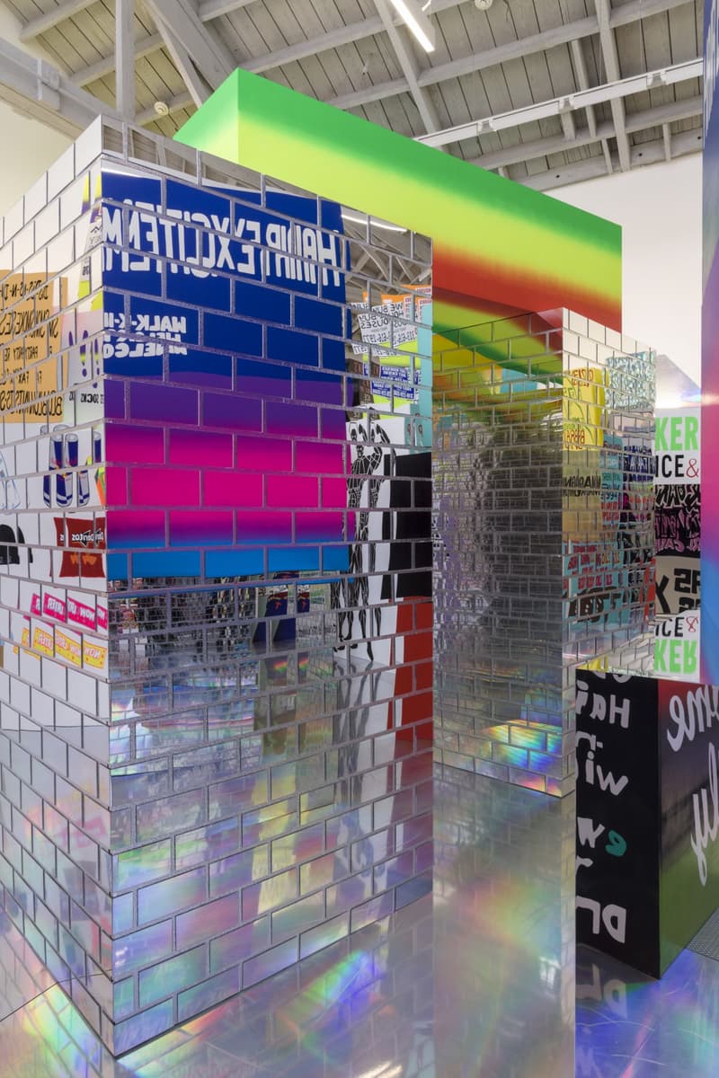 lauren halsey exhibition david kordansky gallery artworks paintings signage