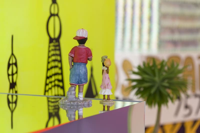 lauren halsey exhibition david kordansky gallery artworks paintings signage