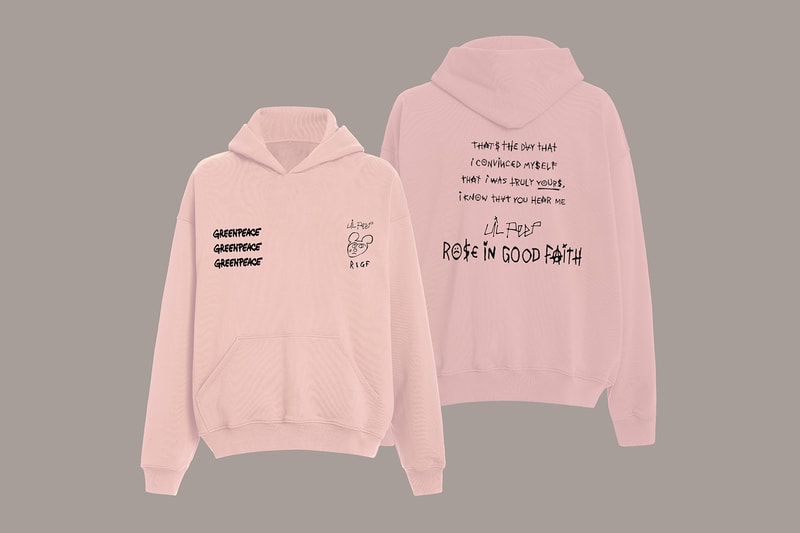 Lil Peep ROSE IN GOOD FAITH Greenpeace Capsule Collection Release Info Buy Price RIGF