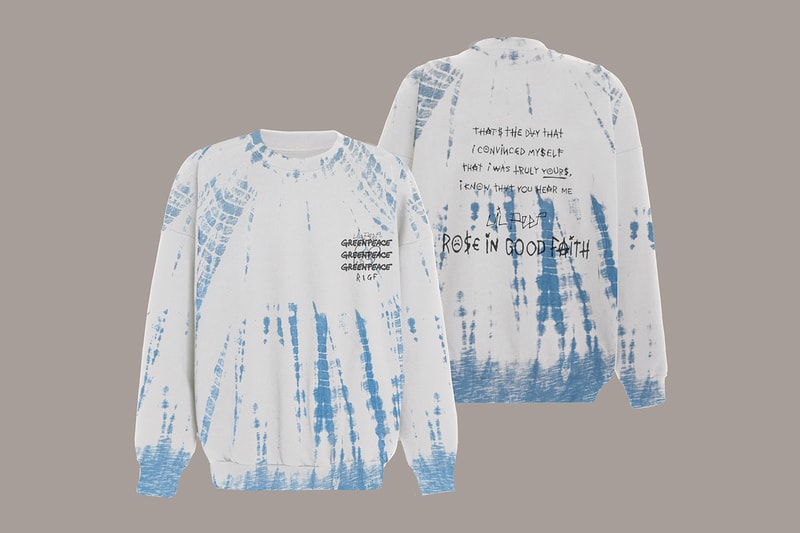 Lil Peep ROSE IN GOOD FAITH Greenpeace Capsule Collection Release Info Buy Price RIGF