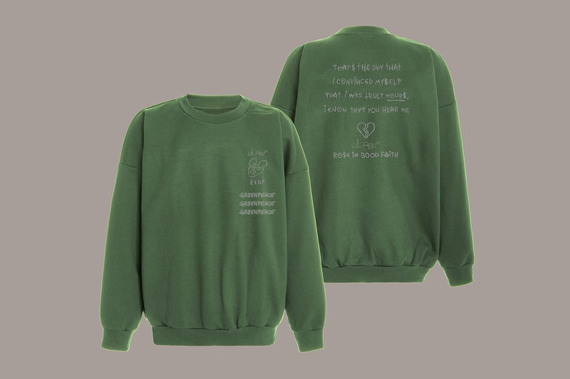 Lil Peep ROSE IN GOOD FAITH Greenpeace Capsule Collection Release Info Buy Price RIGF