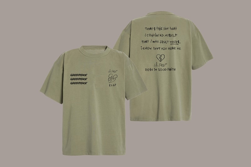 Lil Peep ROSE IN GOOD FAITH Greenpeace Capsule Collection Release Info Buy Price RIGF