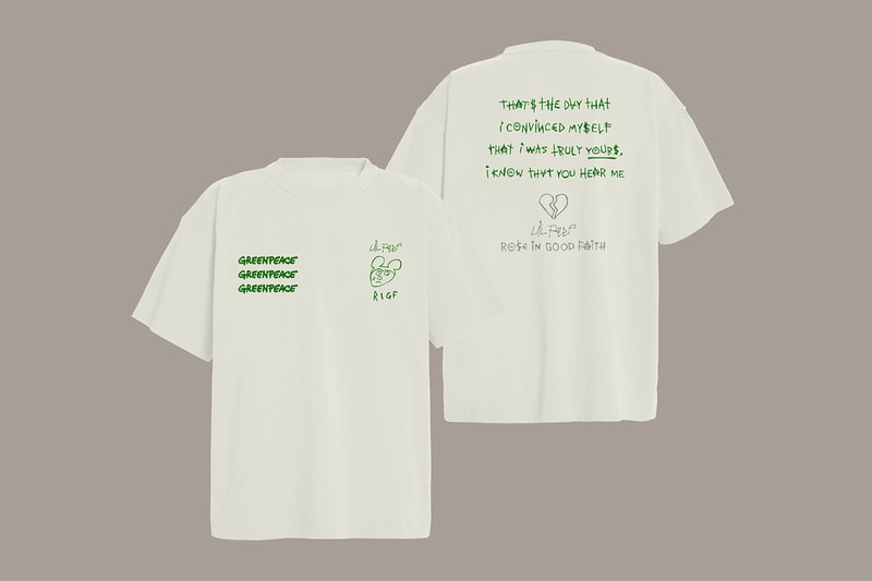 Lil Peep ROSE IN GOOD FAITH Greenpeace Capsule Collection Release Info Buy Price RIGF