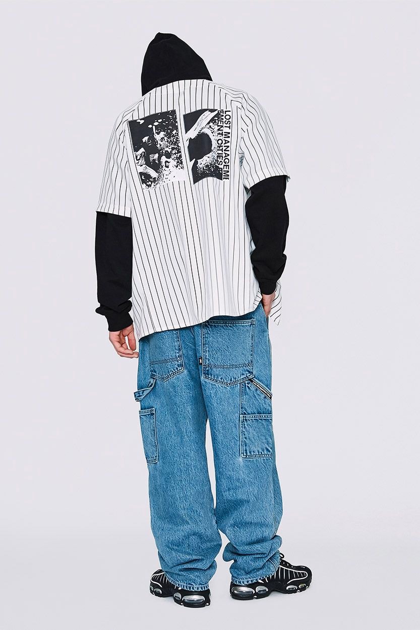 LMC Spring 2020 Collection lookbook lost management cities 1970 inspiration hippie jackets coats shirts hoodies windbreakers denim tie dye track pants graphic tees t shirts streetwear