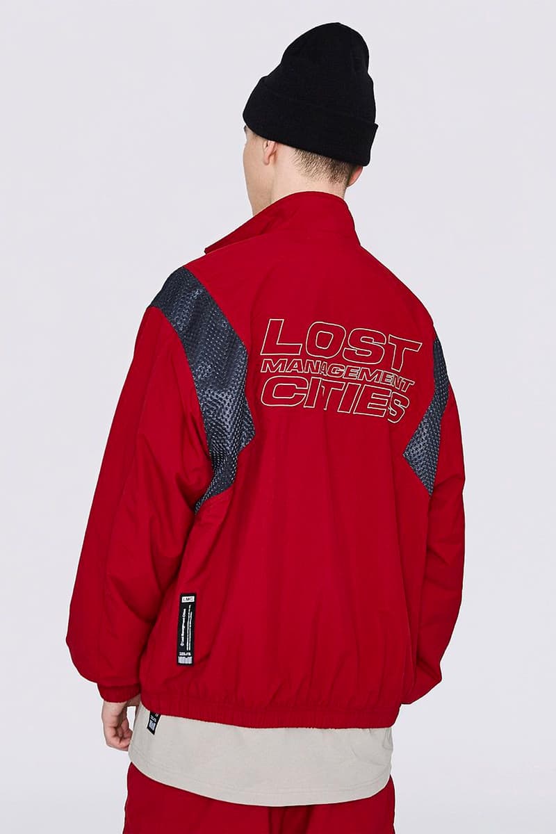 LMC Spring 2020 Collection lookbook lost management cities 1970 inspiration hippie jackets coats shirts hoodies windbreakers denim tie dye track pants graphic tees t shirts streetwear