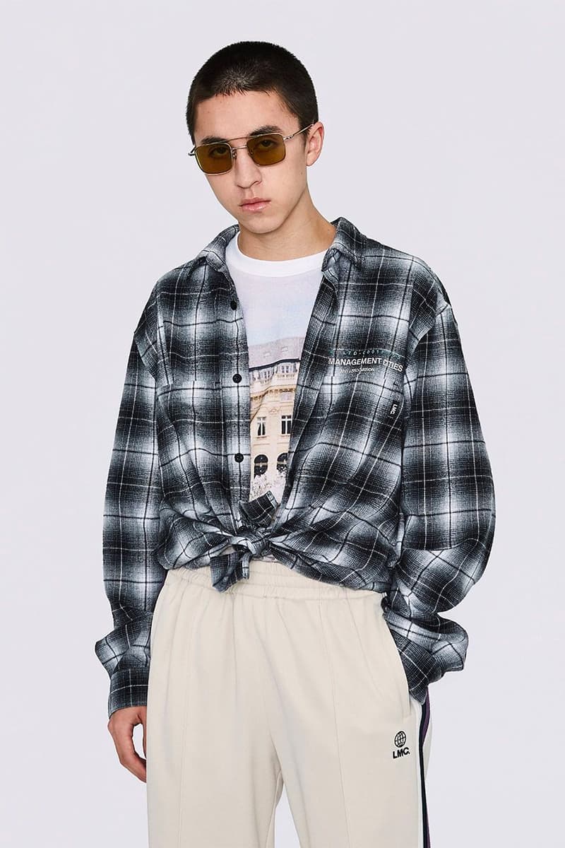 LMC Spring 2020 Collection lookbook lost management cities 1970 inspiration hippie jackets coats shirts hoodies windbreakers denim tie dye track pants graphic tees t shirts streetwear